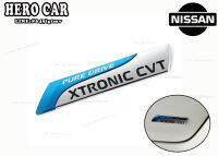 โลโก้ LOGO PURE DRIVE XTRONIC CVT ติดรถยนต์ NISSAN ขนาดยาว 11.8cm.กว้าง 2.4cm.