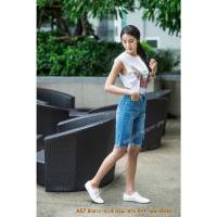 J2J Jeans กางเกงยีนส์ขาสั้นเอวสูง ไซส์พิเศษ