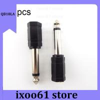 ixoo61 store 2pcs 6.35mm 1/4" Mono Plug to 1/8" 3.5mm Jack Female Audio Converter Adapter for Headphone Microphone