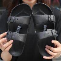 WZZ Genuine Women Sandals EVA Waterproof Slippers Non-slip Beach Slippers Outside Casual Slippers