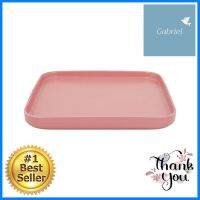 จานเหลี่ยม PORCELAIN 10 นิ้ว KECH SOLID PINKPORCELAIN SQUARE-SHAPED PLATE KECH 10IN SOLID PINK **ใครยังไม่ลอง ถือว่าพลาดมาก**