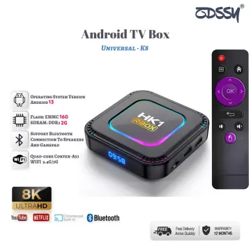 HK1 RBOX K8 RK3528 Smart TV Box Android 13 4G 128GB 64GB 32G 8K