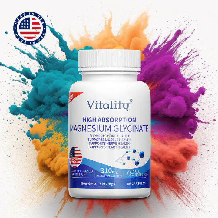 High Absorption Magnesium Glycinate Sleep, Support Stress Management