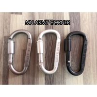 ? ตะขอล็อคอลูมิเนียม (Carabiner) ใช้สำหรับตกแต่งกระเป๋า เป็นพวงกุญแจ ผลิตจากอลูมิเนียม แข็งแรง คุณภาพสูง ?