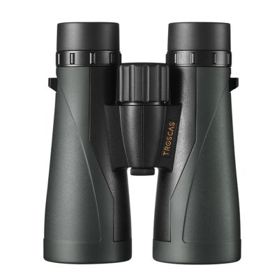 TROSCAS เลนส์ ED ประสิทธิภาพสูง Binoculars10/12X50 IPX7กันน้ำ Bak4สายตาปริซึมกล้องโทรทรรศน์เอชดีสำหรับตั้งแคมป์และล่าสัตว์การท่องเที่ยวกลางแจ้ง