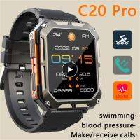 C20 Pro Smart Watch สําหรับผู้ชาย 1.83 นิ้ว Bluetooth-compatible Music Call Outdoor Sports Fitness Smartwatch