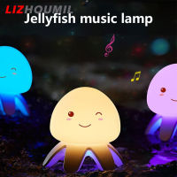 LIZHOUMIL Usb ไฟเพลง Led หรี่รีโมทคอนโทรลที่ชาร์จหลากสีโคมไฟเซ็นเซอร์สัมผัสไฟกลางคืนข้างเตียงนอน