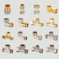 1Pcs Brass/Copper 1/2 BSP Pipe Fittings Connector Pneumatic Quick Joint 1/2/3-Way Natural Gas Water Fittings Couplers Adapter