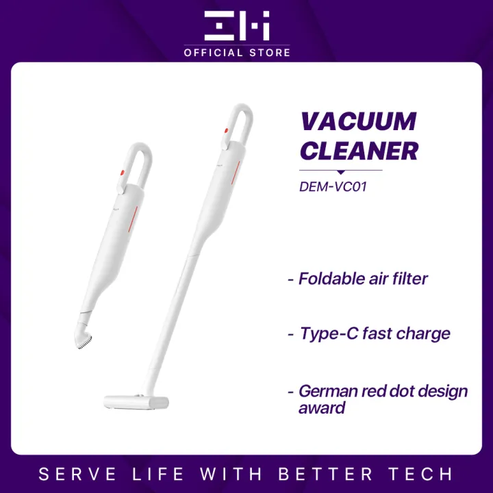 Deerma VC01 Handheld Wireless Vacuum Cleaner Ultraquiet Powerful Mites