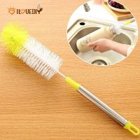 Flexible Long Handle Cup Washing Brush / Glass Bottle Cleaning Brush / Kitchen Decontamination Brush / Household Multifunction Deep Clean Scrub Tool