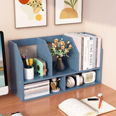 [COD] Students use the desktop bookshelf on desk office simple multi-layer storage shelf childrens and organization