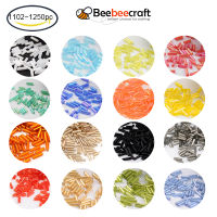 50 g Glass Bugle Beads Round Hole Beads Clear about 6mm long 1.8mm in diameter hole: 0.6mm 1250pcs/50g