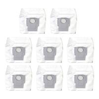 8Pcs Dust Bag for S7 MaxV Ultra Q5+ + Max+ T8 Robot Vacuum Cleaner Dust Bin Spare Parts