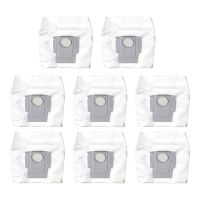 8pcs ถุงเก็บฝุ่นสำหรับ Xiaomi roborock S7 MaxV ultra Q5 Q7 Q7 MAX T8เครื่องดูดฝุ่นหุ่นยนต์ถังขยะชิ้นส่วนอวกาศ