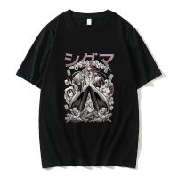 Anime Bungou Stray Dogs T Shirts Sigma Manga Graphic T-shirt Men Casual Loose Tees High Quality Mens Pure Cotton Tshirt