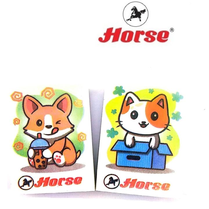 horse-ตราม้า-ยางลบดินสอพิมพ์สกรีนรูปสัตว์-h-24-จำนวน-1-ก้อน