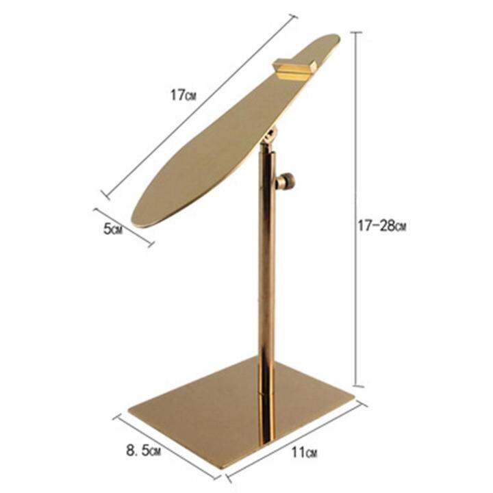 wdclever-ขาตั้งหุ่นโชว์รองเท้าปรับความสูงได้เสาหุ่นโชว์รองเท้าที่แข็งแรงทนทานสำหรับการค้าขาย