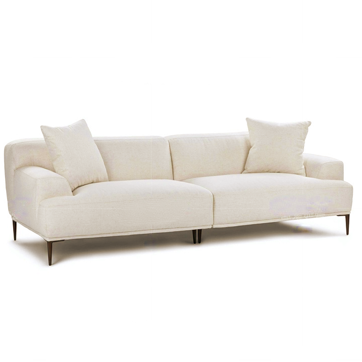 LaFloria® Creema Sofa/ Free Shipping/ 3 Seater Linen Sofa/ Minimalism