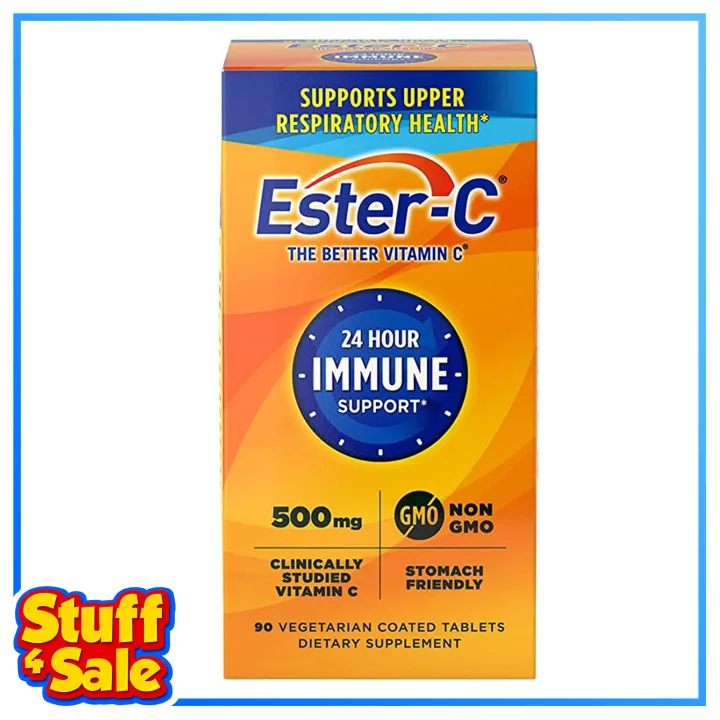 EsterC Vitamin C 500 mg 90 Coated Tablets Calcium Ascorbate Lazada PH