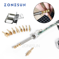 ZONESUN 220V/60Wมือถือแบรนด์เครื่องปั๊มร้อนและเย็นโลโก้หนังนูนเครื่องหมายการค้าเครื่องปั๊มร้อนด้วยค่าจัดส่ง