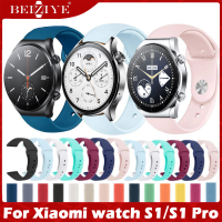 Sport silicone Strap For Xiaomi watch S1 Pro For Xiaomi watch S1 active สาย Smart Watch Band สายนาฬิกา Xiaomi watch S1 สาย Smart Wristbands Watchstrap สาย