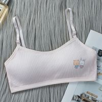 【CC】 8-16 Years Kids Bras Young Teenage Training Cotton Brassiere Tube Girls Sport