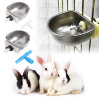 Rabbit Automatic Drinker Water Feeder Fix Bowl Stainless Steel T Join