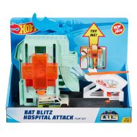 สินค้าขายดี!!! ของเล่น ชุดเซตราง รถแข่ง ฮอต เวล Hot Wheels Bat Blitz Hospital Creature Attack Playsets วิว วิล ของแท้ ของเล่น โมเดล โมเดลรถ ของเล่น ของขวัญ ของสะสม รถ หุ่นยนต์ ตุ๊กตา โมเดลนักฟุตบอล ฟิกเกอร์ Model