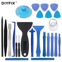 DIYFIX 24 in 1 Mobile Phone Opening Repair Tools Kit Screwdriver Set Disassemble Tools for iPhone iPad Tablet Laptop Hand Tools Tool Sets