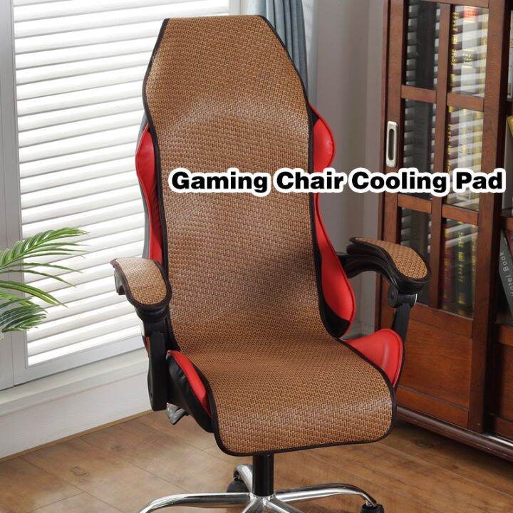 Gaming Chair Cooling Pad Rattan Bamboo Computer Gaming Chair Cool Cushion With Armrist Cooling