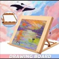 French TableTop Easel Sketch Wood Stand Adjustable Artist Drawing Board Painting SIZE L