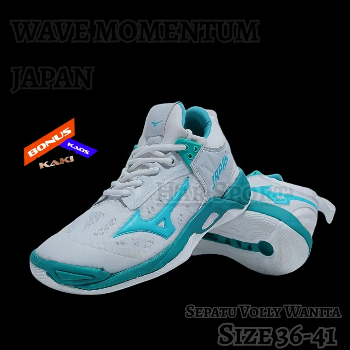 Sepatu Voli Wanita Mizuno Wave Momentum Japan Sepatu Mizuno Momentum Sepatu Mizuno Volly Momentum Mid Sepatu