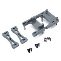 Metal Servo Mount Bracket Beam Crossbeam Set for WPL C14 C24 B14 B24 MN D90 MN99S RC Car Upgrades Parts Accessories