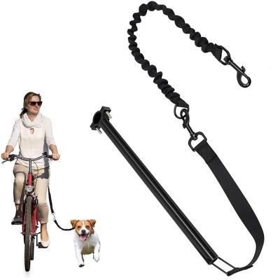 Elastic Dog Bicycle Traction Belt Rope Dog Leash Bike Attachment Pet Walk Run Jogging Distance Keeper Hand Free Pets Leash