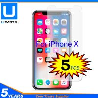 5ชิ้น/ล็อตสำหรับ Apple Iphone X/10/สิบ A1901 A1865 A1902กระจกเทมเปอร์ฟิล์มป้องกันปกป้องหน้าจอ