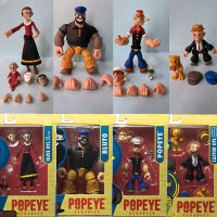 Popeye คลาสสิกรูป Youtooz Bluto Olive Castor Oyl Poopdeck Pappy Action Figure ของเล่นอะนิเมะตุ๊กตาตุ๊กตาคริสต์มาสของขวัญ