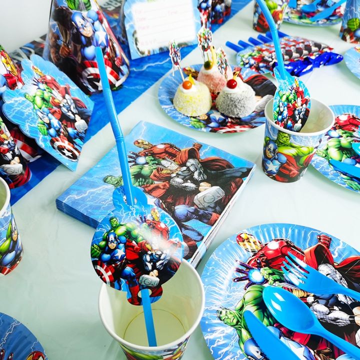 1set-superhero-avengers-theme-cup-plate-napkin-boys-birthday-party-decoration-party-event-supplies-favor-item-for-kids-10-people