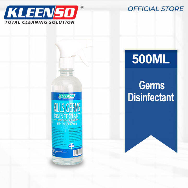 Kleenso Kill Germs Disinfectant Surface Wipes 500ml Lazada