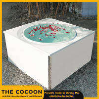 The Cocoon, all-in-one acrylic spa, made in Chiang Mai. อ่างน้ำ อ่างอาบน้ำอะคริลิค แบบครบวงจร  ผลิตในจังหวัดเชียงใหม่