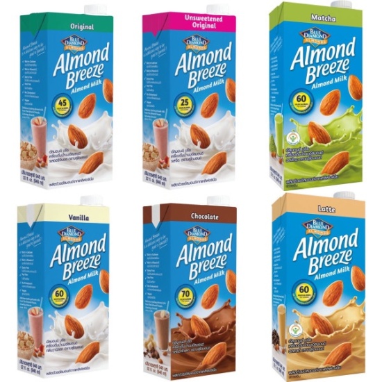 Sữa almond breeze  sữa hạt hạnh nhân nhập khẩu đủ vị nguyên chất - ảnh sản phẩm 1
