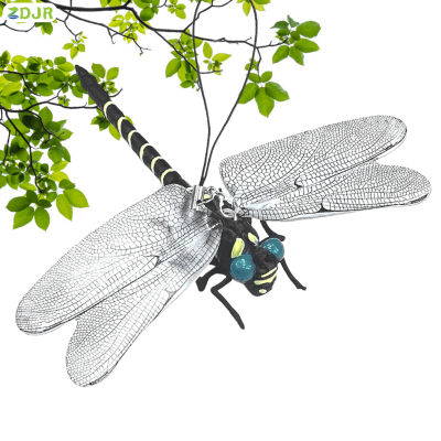 ZDJR ของตกแต่งแมลงปอปลอมเครื่องไล่แมลงภายนอกสำหรับ Hiasan Interior และของสะสม