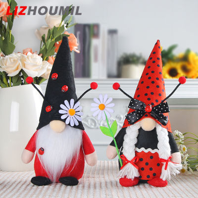 LIZHOUMIL ตุ๊กตาผ้ากำมะหยี่ตุ๊กตาโนมส์ตุ๊กตาประดับคริสต์มาสไร้หน้าสำหรับของขวัญคริสต์มาสของตกแต่งบ้าน