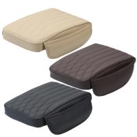 Car Armrest Box Pad PU Leather Armrest Seat Box Cover Protector Elbow Comfort Booster Pad Auto Arm Rest Protector Cover for SUV Truck Cars great gift