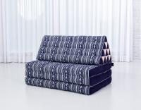 Leewadee 3-Fold Mat XXL with Triangle Cushion หมอนสามเหลี่ยมติดเบาะ ที่นอนหมอนอิงสามเหลี่ยม หมอนอิงพับได้ ฟูก ไซส์ XXL-ขนาด 170 x 80 x 33 cm.