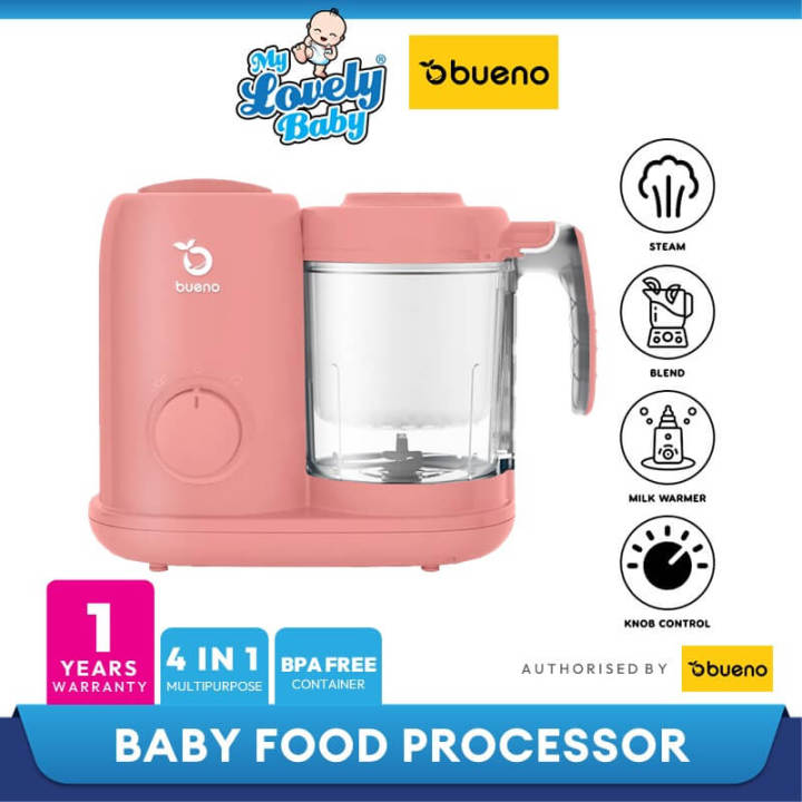 Avec Maman - Baby Chef, 4-in-1 Food Processor for Babies - Baby Food  Blender | Steamer | Bottle Warmer | Jar Warmer | Sterilizer - Baby Food  Maker 
