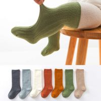 [COD] Coarse knitted newborn baby spring autumn and winter over-the-knee stockings toddler high loose mouth tight feet hot