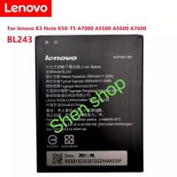 แบตเตอรี่  Lenovo K3 Note A7000 K3Note BL243 3000mAh ส่งจาก กทม