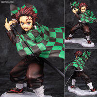 Figure ฟิกเกอร์ จาการ์ตูนเรื่อง Kimetsu no Yaiba Demon Slayer ดาบพิฆาตอสูร Kamado Tanjirou คามาโดะ ทันจิโร่ 1/8 ชุดกิโมโน Ver Anime ของสะสมหายาก อนิเมะ การ์ตูน มังงะ คอลเลกชัน ของขวัญ Gift จากการ์ตูนดังญี่ปุ่น New Collection Doll ตุ๊กตา manga Model โมเดล