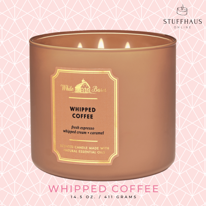 Bath And Body Works WHIPPED COFFEE 3 Wick Scented Candle | Lazada PH