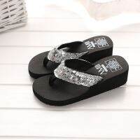 [Flying shoes]ฤดูร้อนรองเท้าแตะ Flip Flops ผู้หญิงแบนประดับเลื่อม-Aliexpress